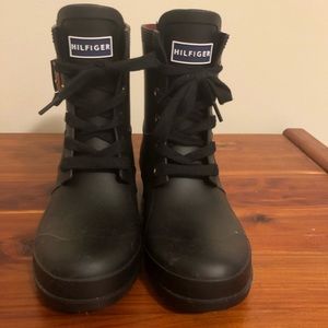Tommy Hilfiger Lace-up Rain Boots